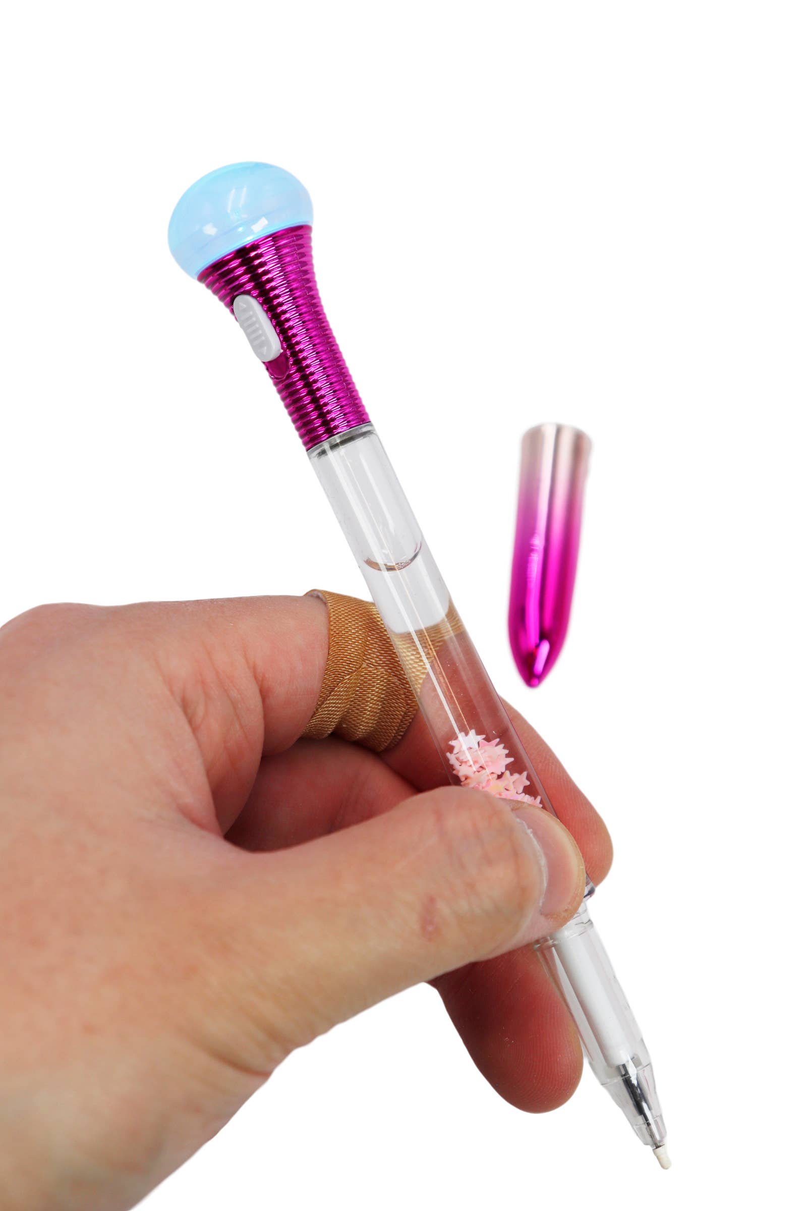 LED Light Mermaid Orb Glitter Liquid Pen - 36 pcs