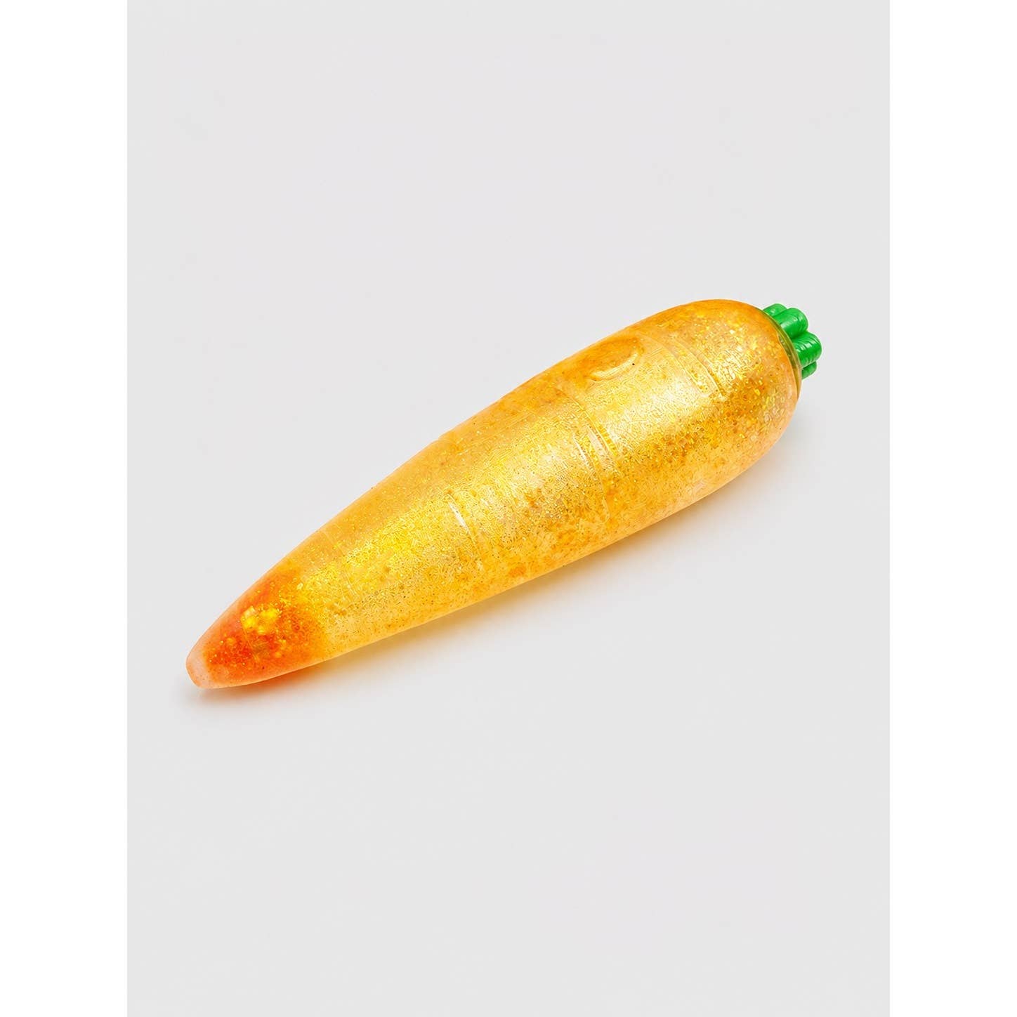 Glittered Maltose Carrot Squishy Toy