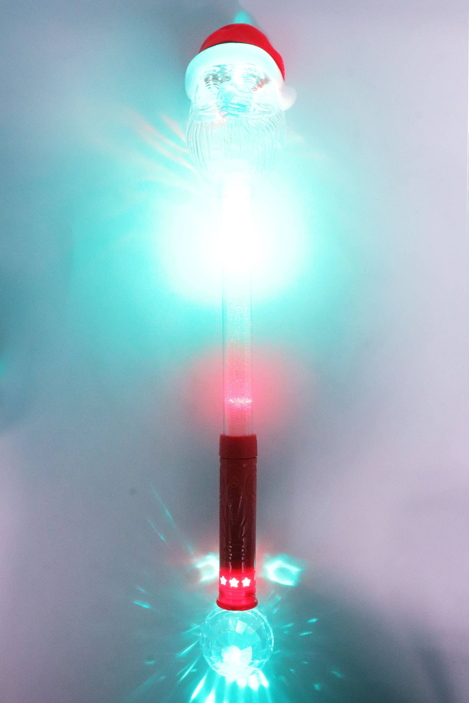 Christmas Santa Colorful Led Light-up Wand