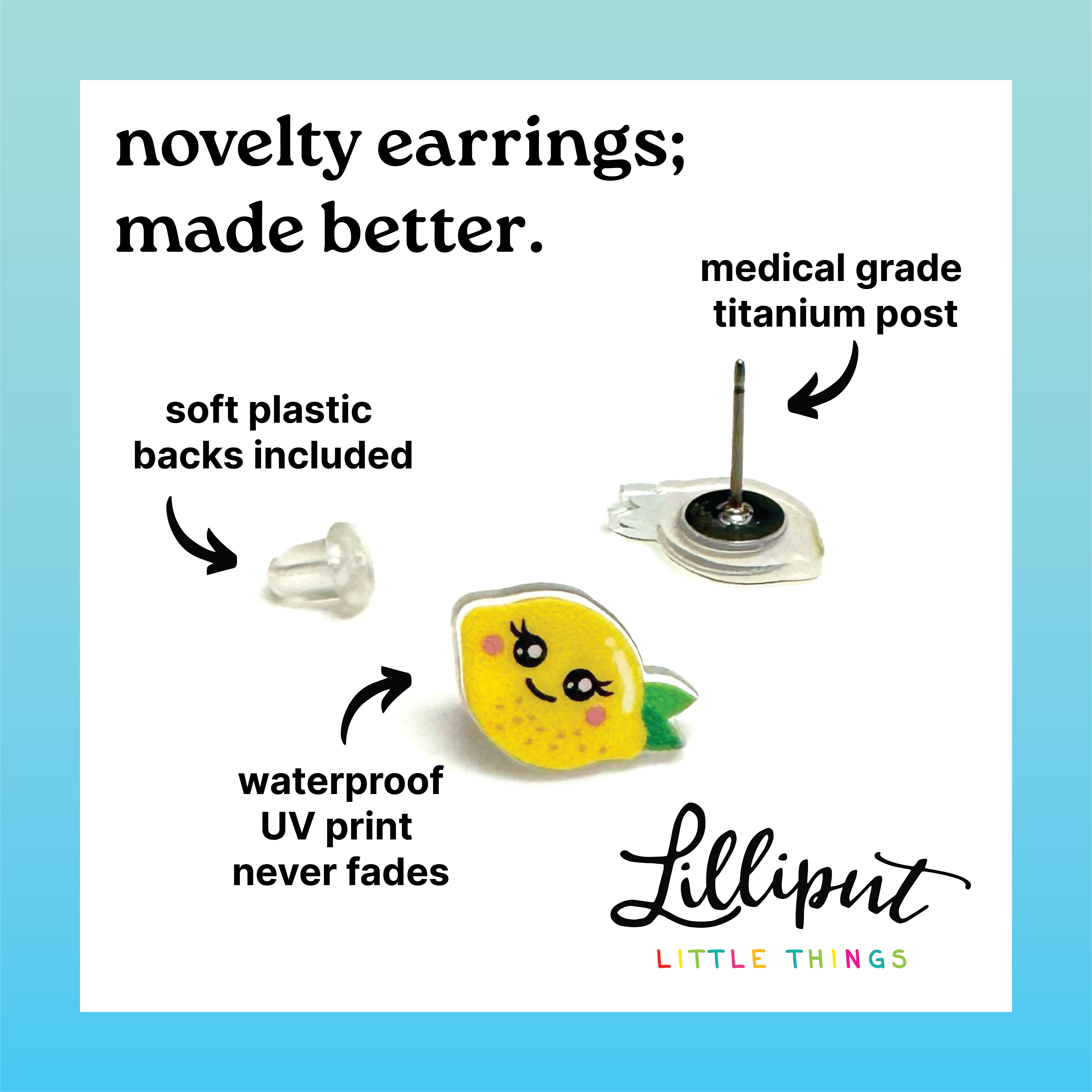 Rainbow Unicorn Earrings