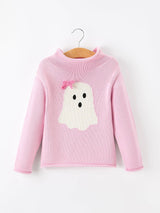 Ghost Bow Knit Sweater