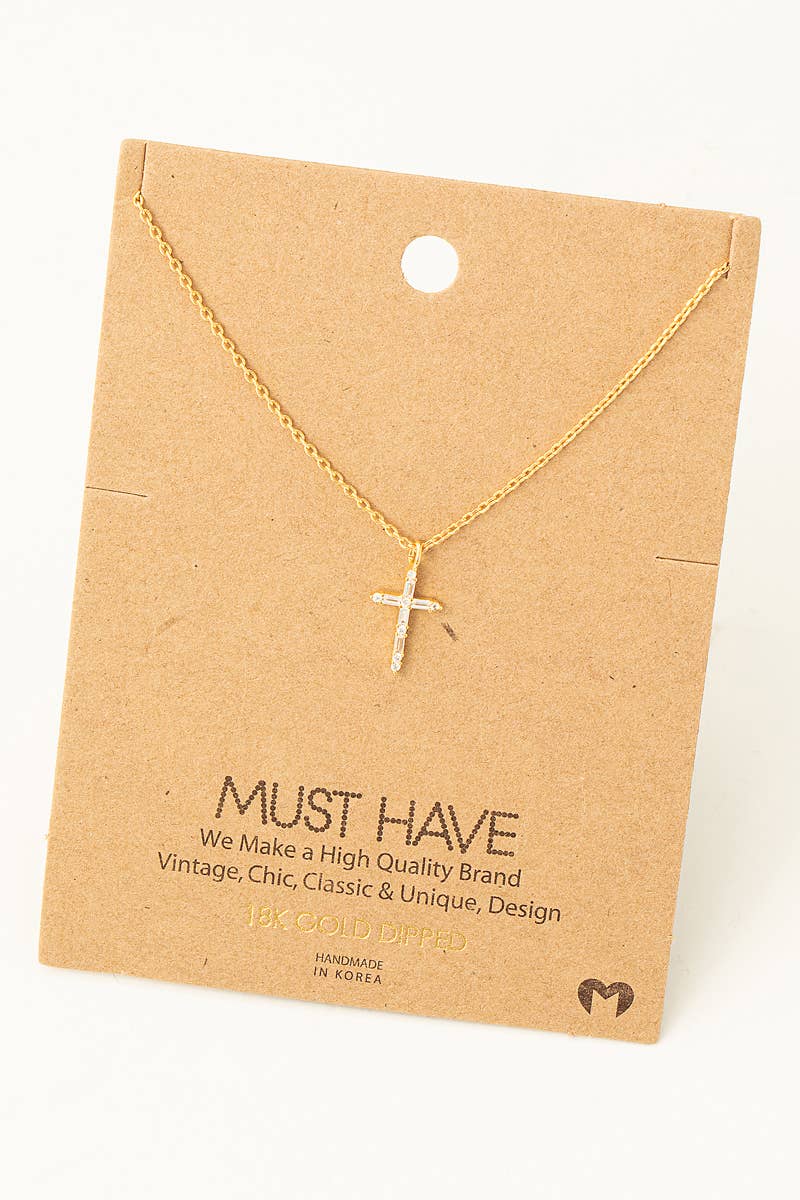 Cross Pendant Necklace