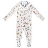 Copper Pearl Zip-Up Footie Pajama - Wizarding World