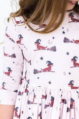 Happy Howl-oween Pocket Twirl Dress