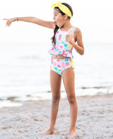 Girls Ice Cream Social Peplum Tankini