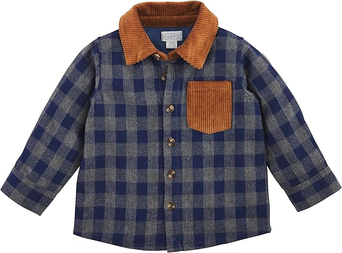 Mud Pie Boys' Check Shacket