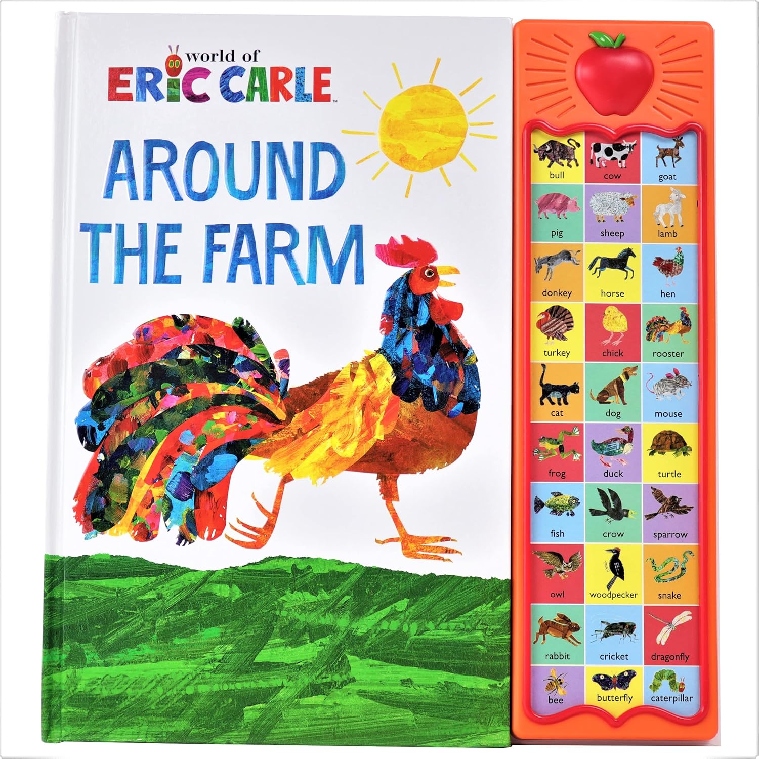 Around the Farm 30-Button Animal Sound Book - Great for First Words