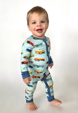 Vintage Cars Bamboo Zipper Sleeper
