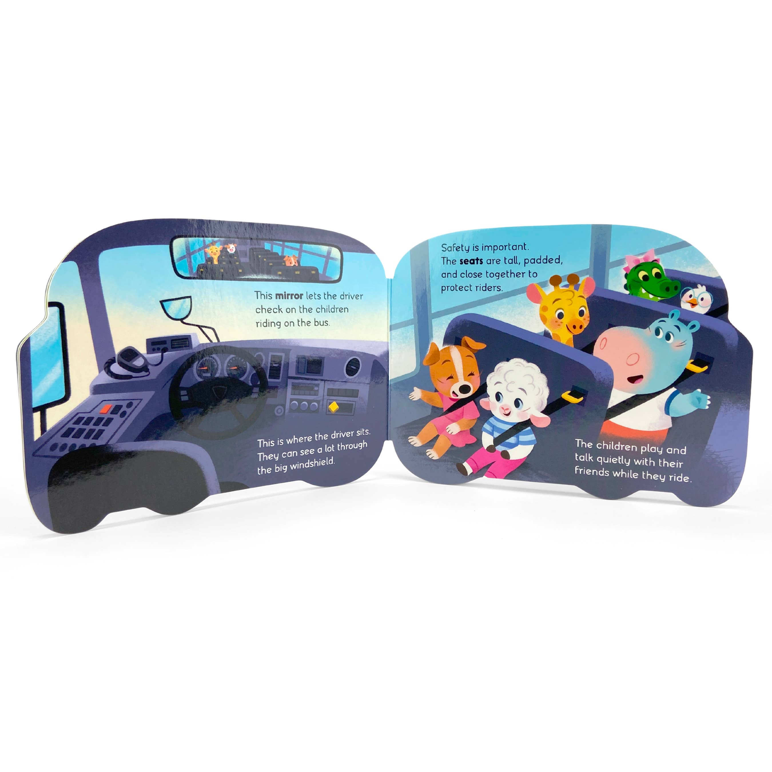 How a School Bus Works Vehicle Shaped Board Book