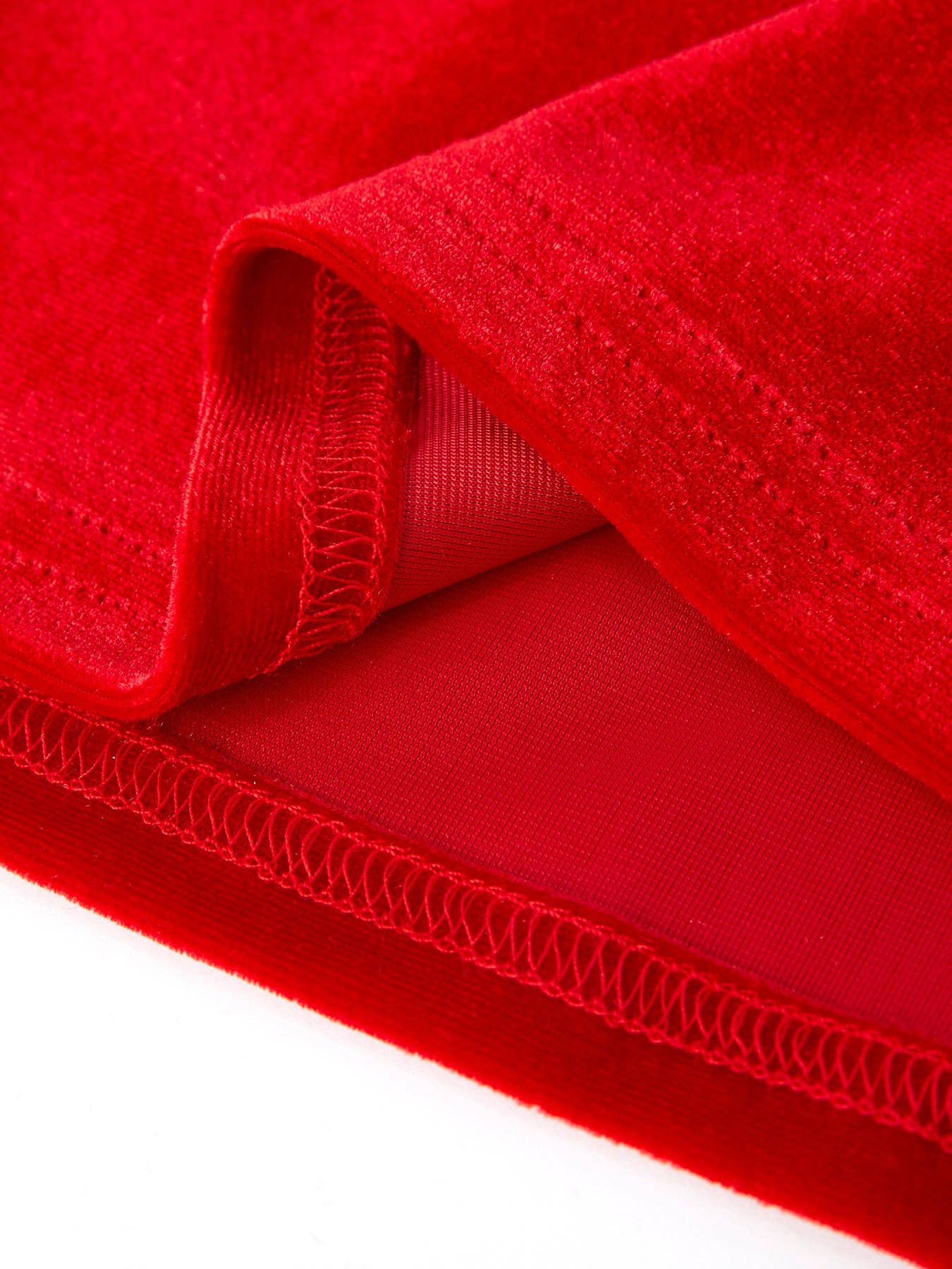 Rylee Faith Designs - Christmas Red Velvet Girls Dress