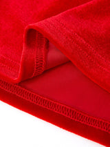 Rylee Faith Designs - Christmas Red Velvet Girls Dress