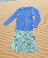 Infant Palm Tree Rash Guard 2Pc
