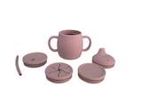 6pc silicon cup set-blush pink