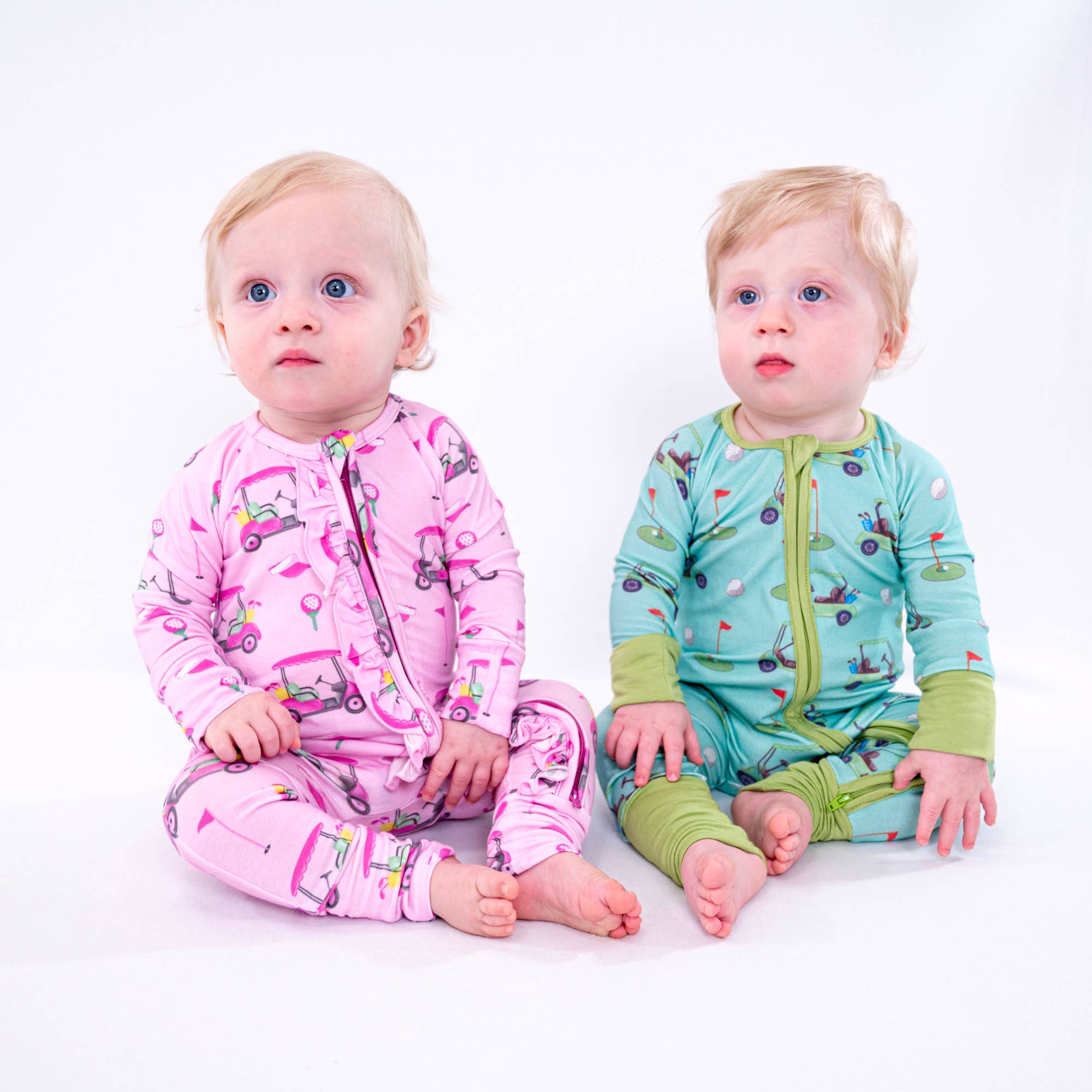 Little Miss Birdie Baby Girl Bamboo Pajamas