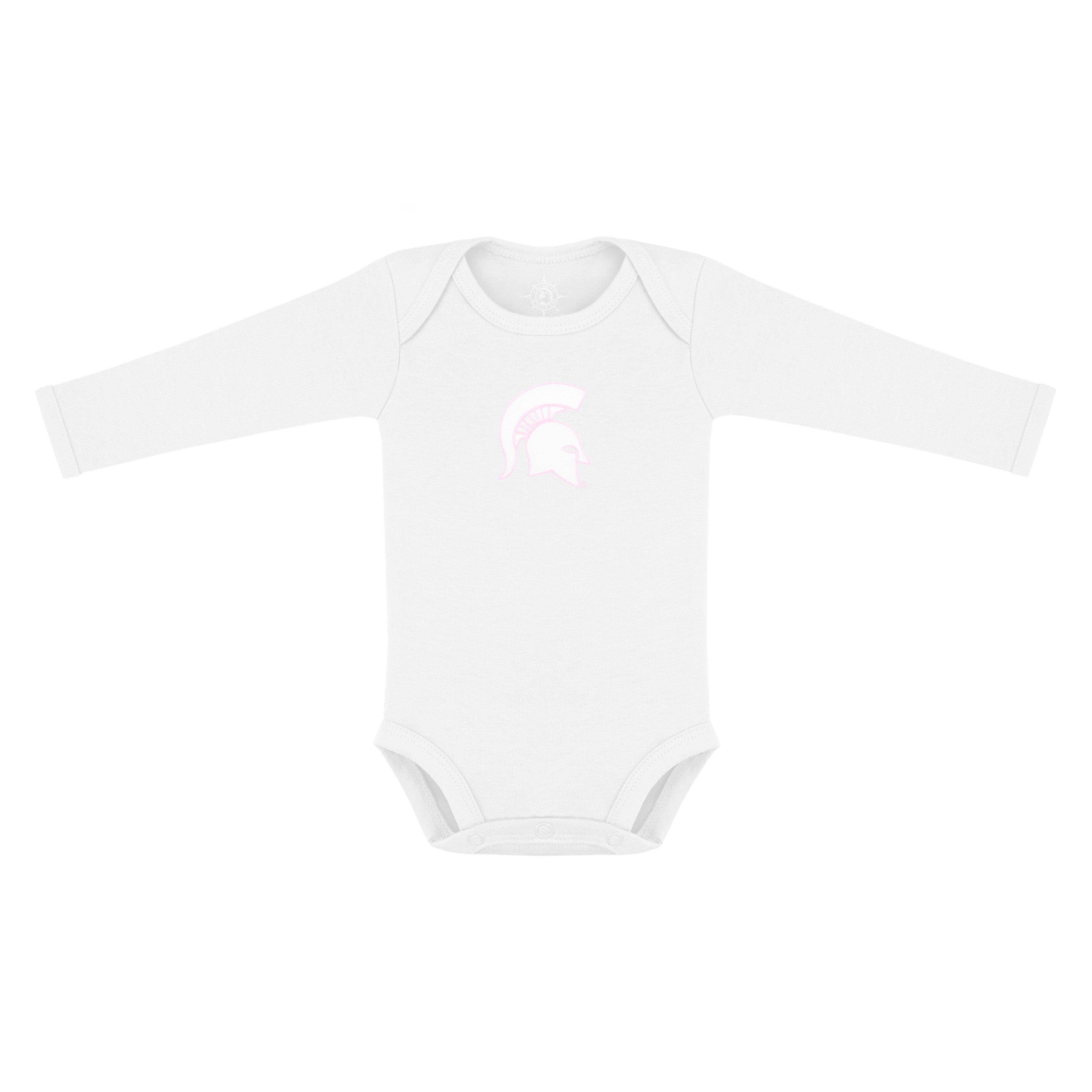 Michigan State Spartans Solid Infant Long Sleeve Bodysuit