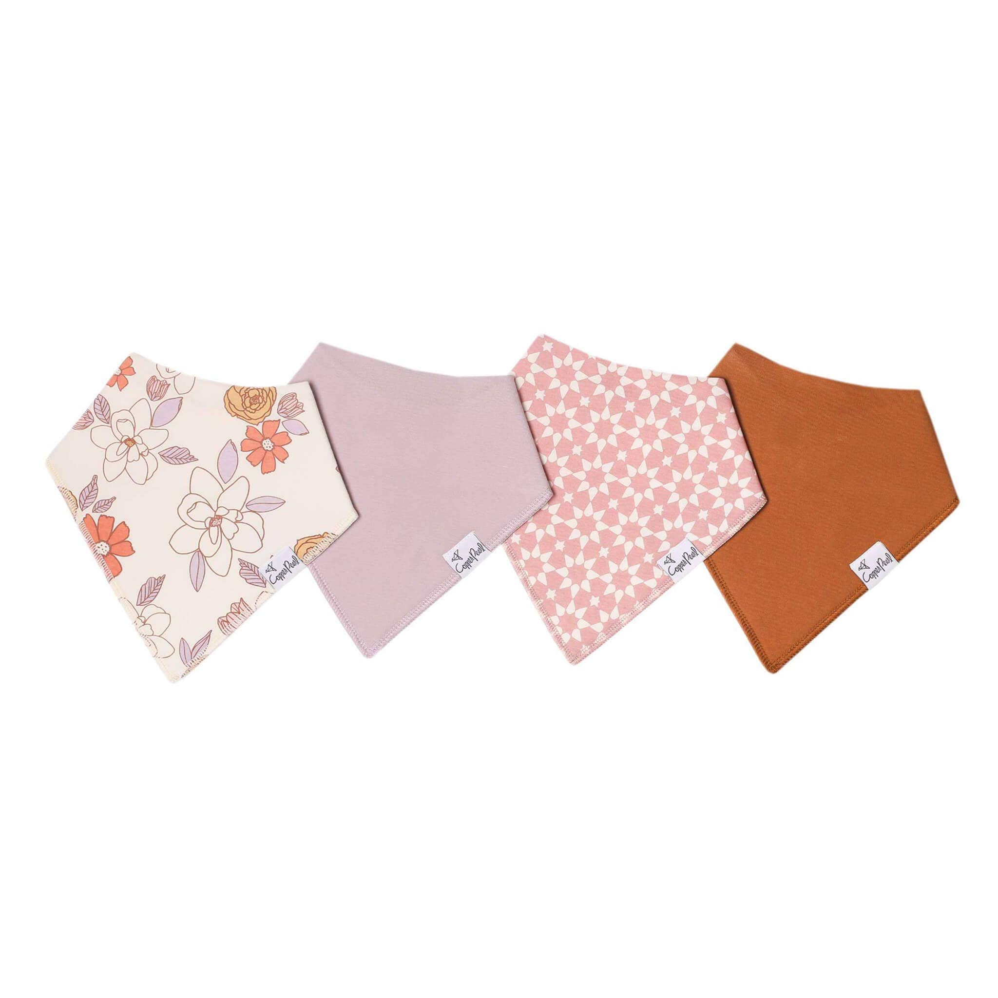 Copper Pearl Baby Bandana Bibs - Ferra