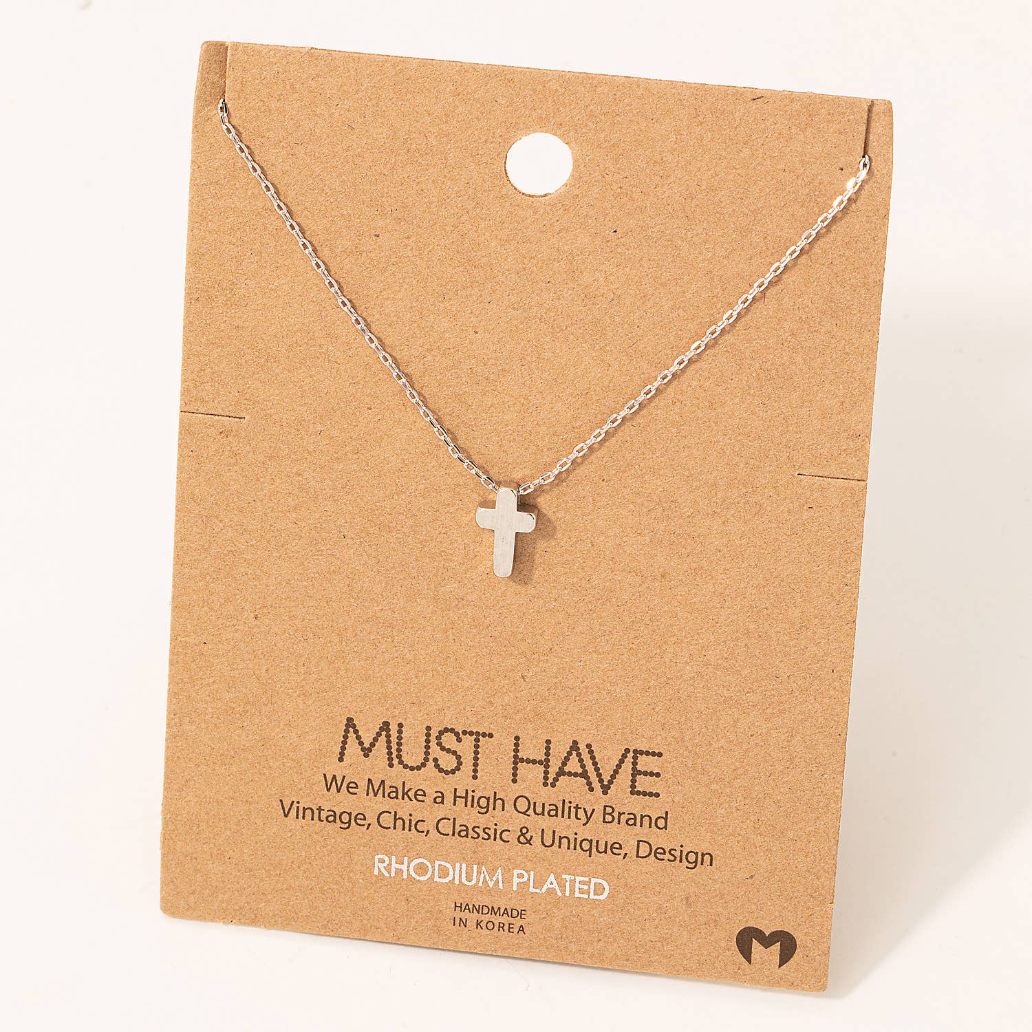 Dainty Mini Cross Pendant Necklace