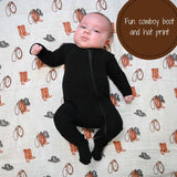 Life Is Better In Boots Muslin Swaddle Blanket