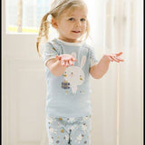 Summer Rabbit Short Sleeve Pajama Set