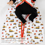 Under Construction Baby Sleep Sack, 100% Organic Cotton