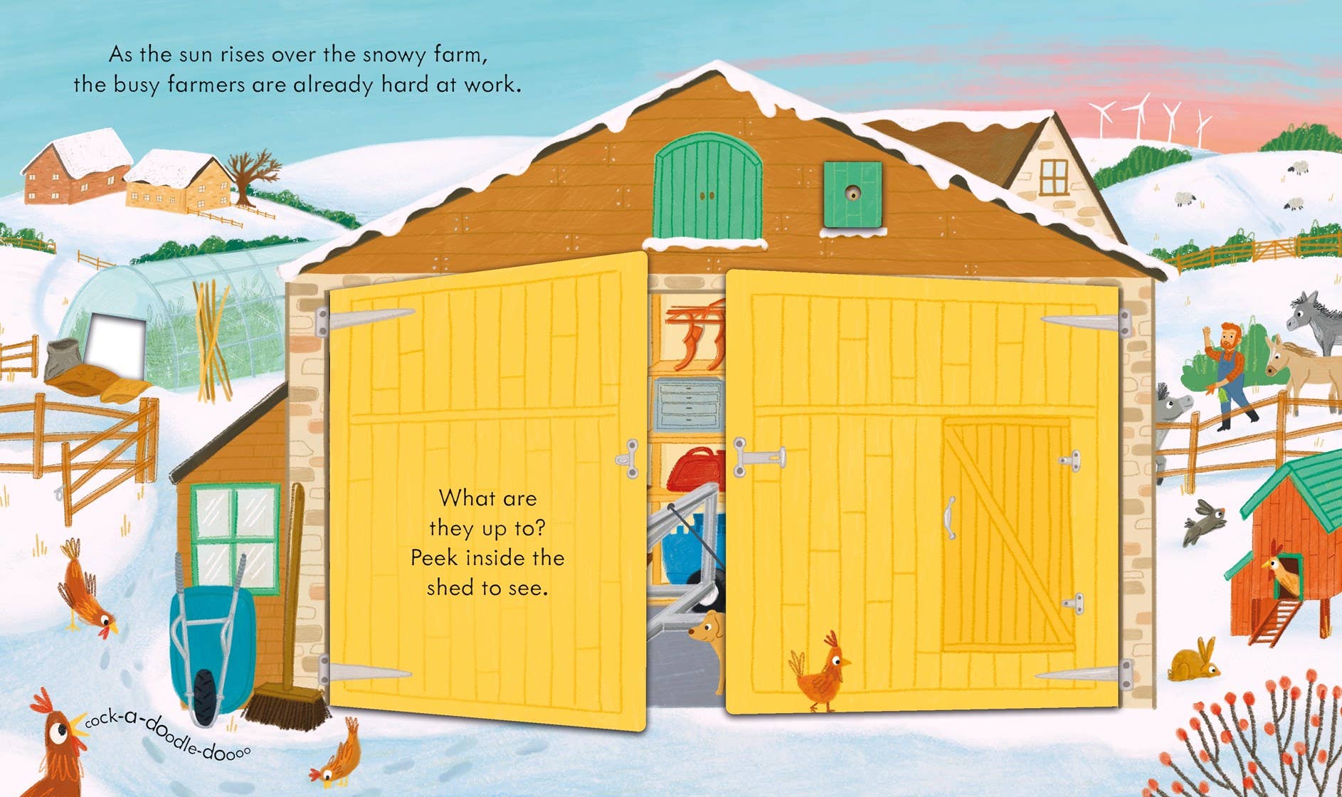 Peek Inside How a Tractor Works : Usborne