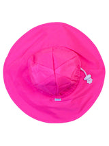 Kids Neon Magenta Sun Protective Hat