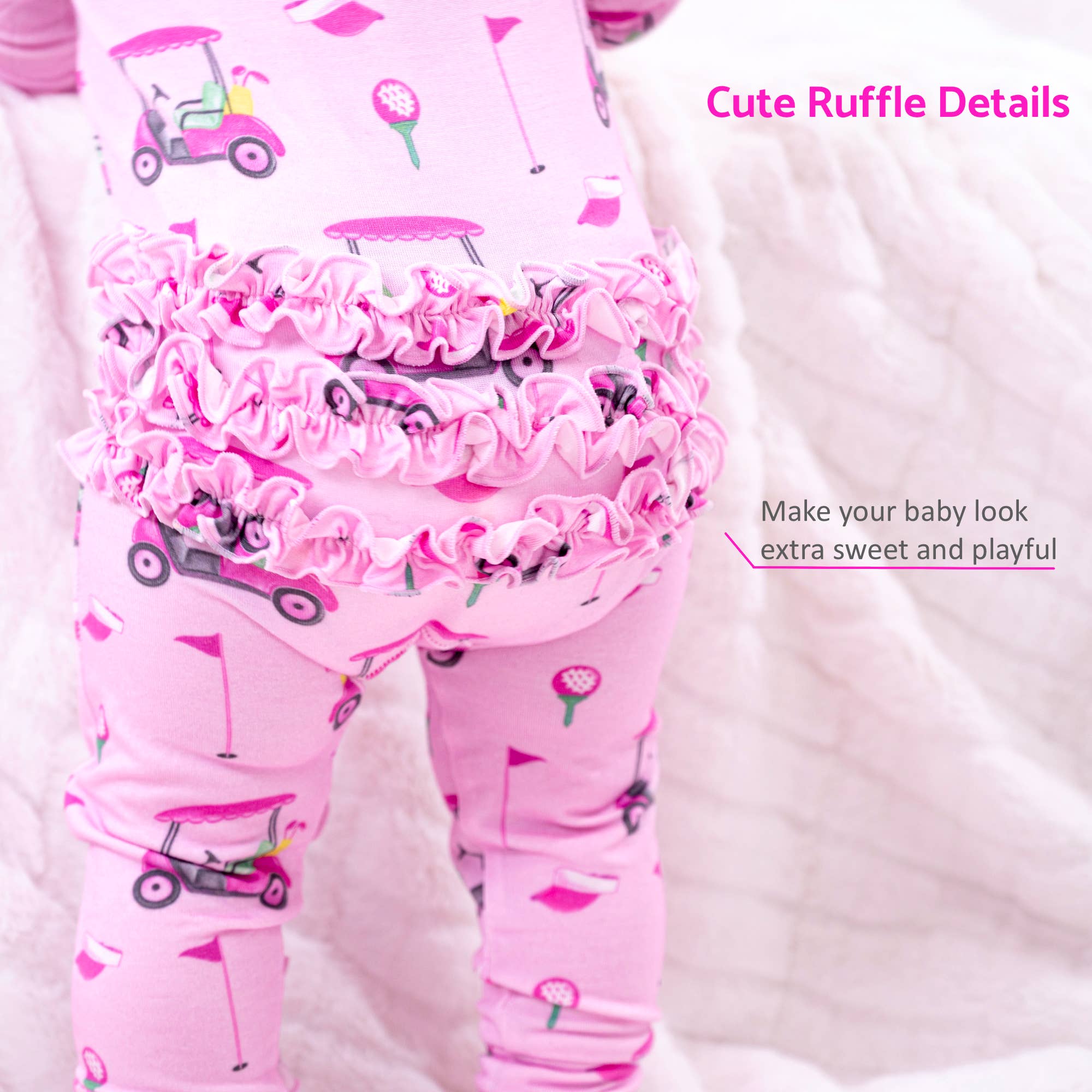 Little Miss Birdie Baby Girl Bamboo Pajamas