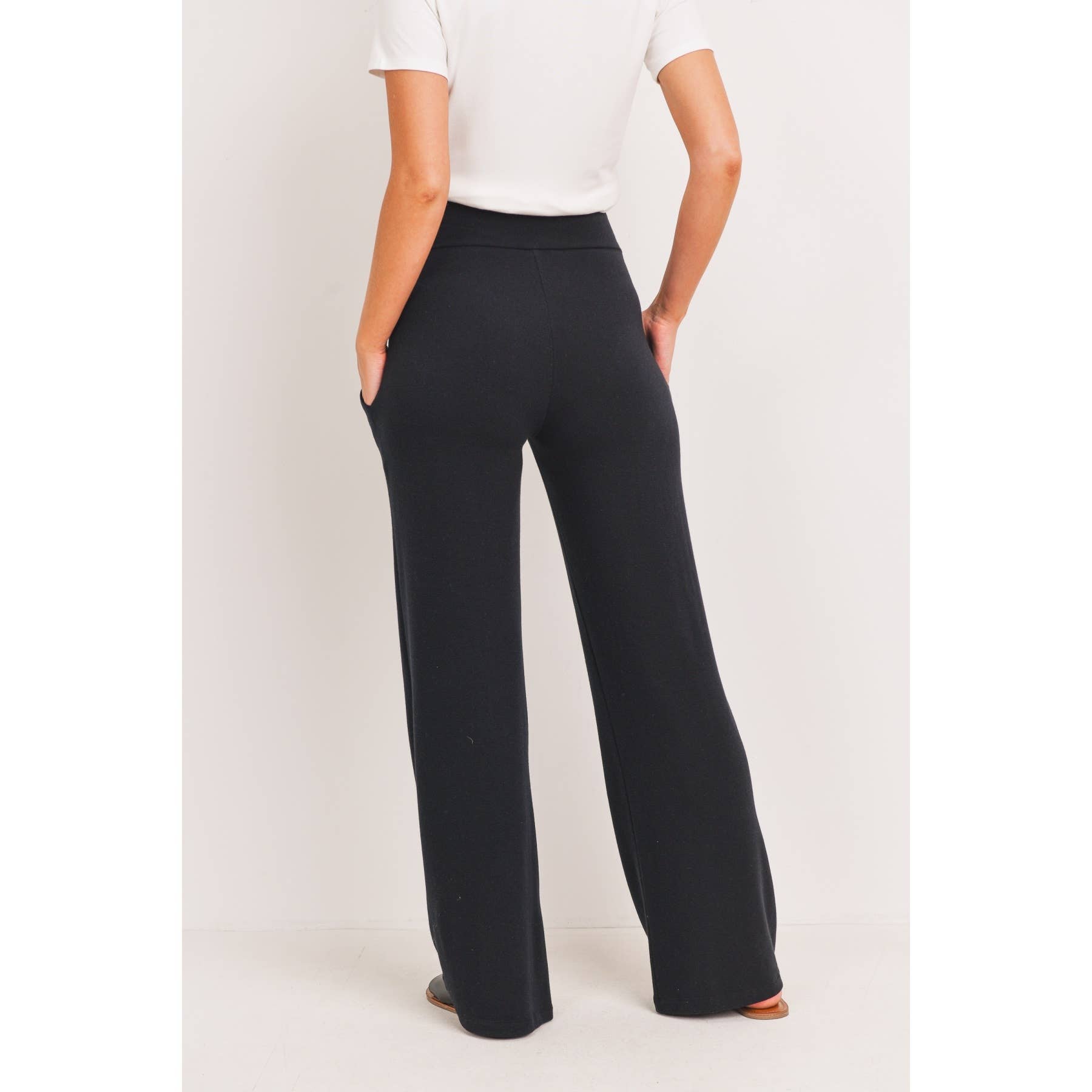 Straight Leg Maternity Terry Lounge Pants