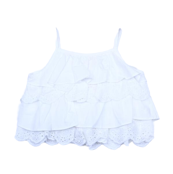 Eyelet Tiered Tank