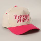 Praying MaMa Embroidery Two-Tone Trucker Hat