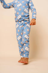 Dunk 2 Piece Long Sleeve Pajama Set - 4T