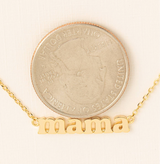 Dainty Mama Pendant Necklace