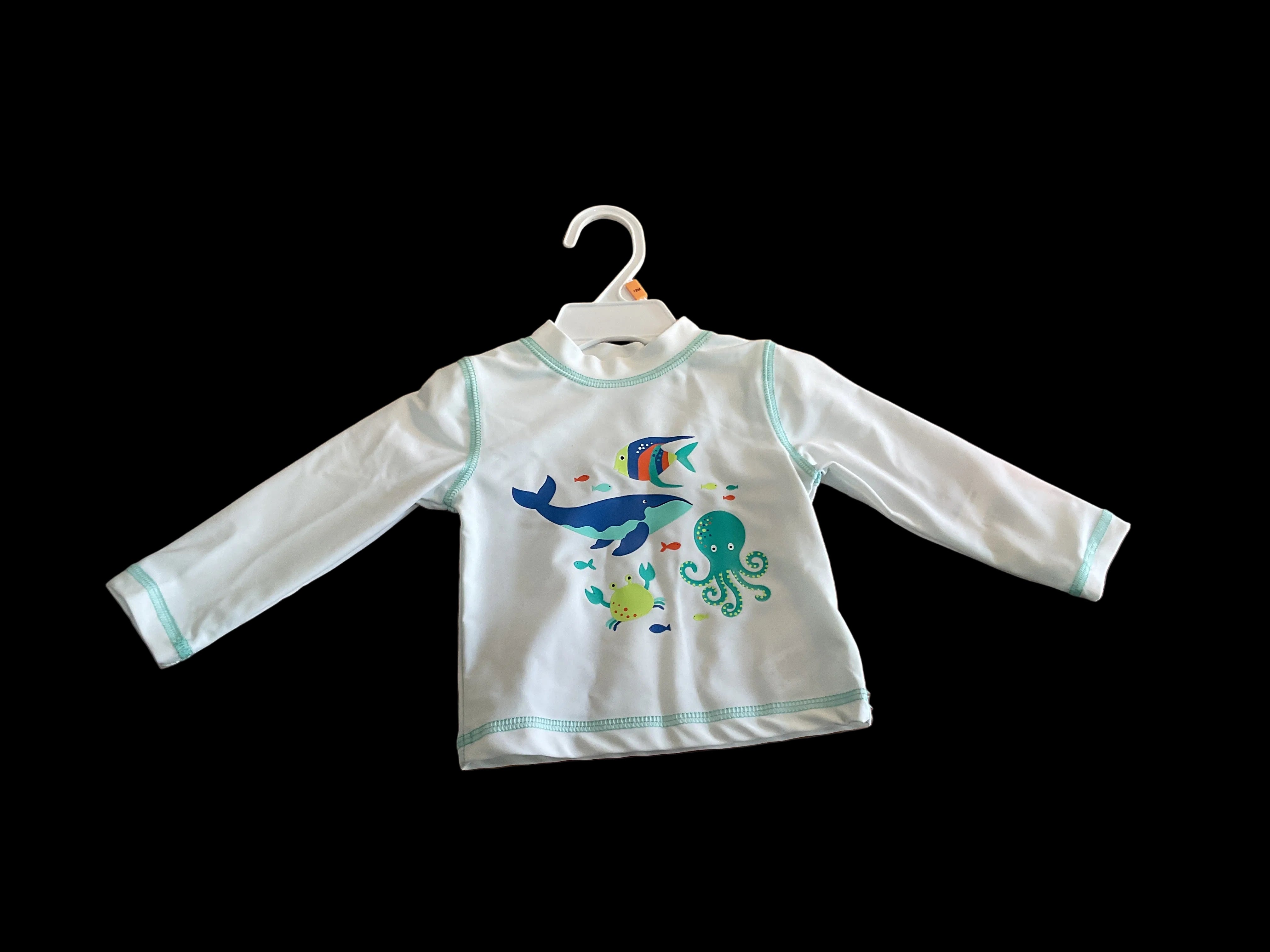 Little Me Rashguard - Sea Animals