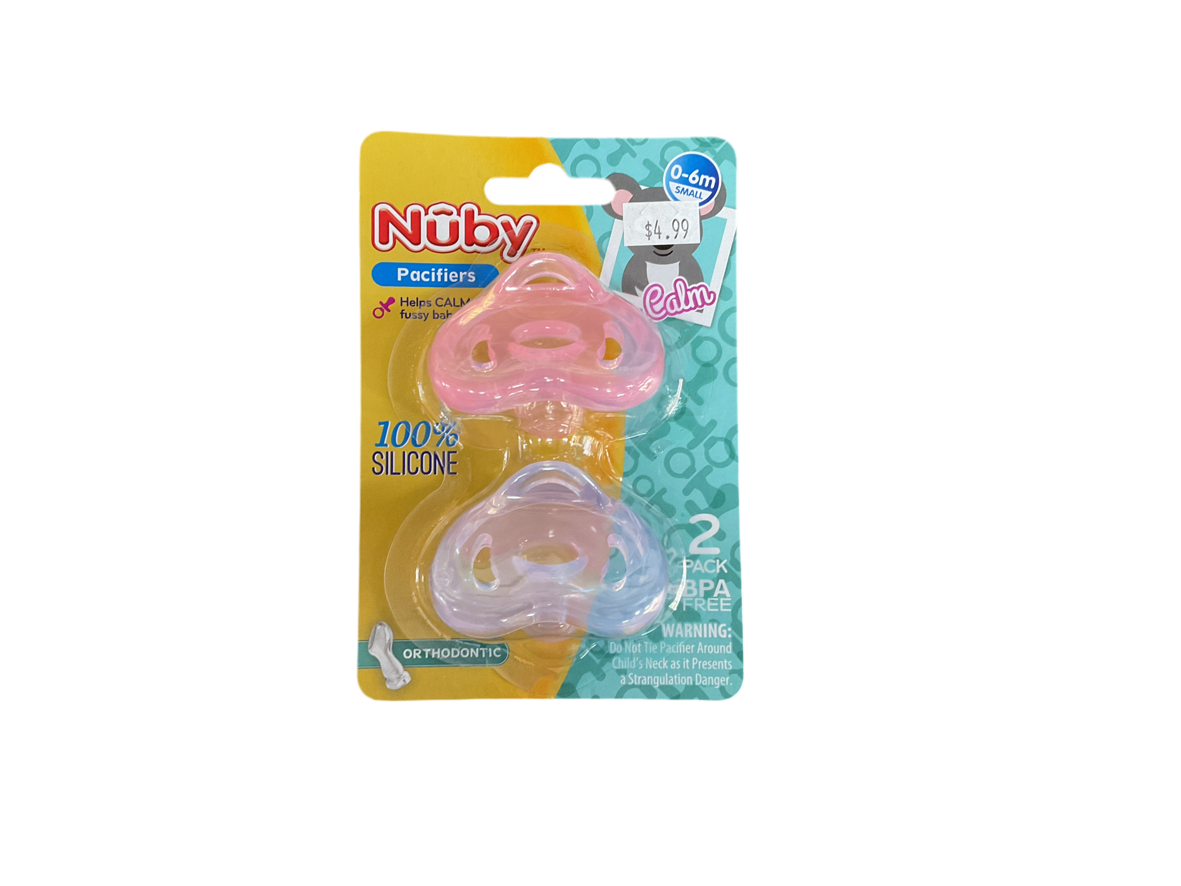 Nuby- Orthodontic Silicone Pacifiers