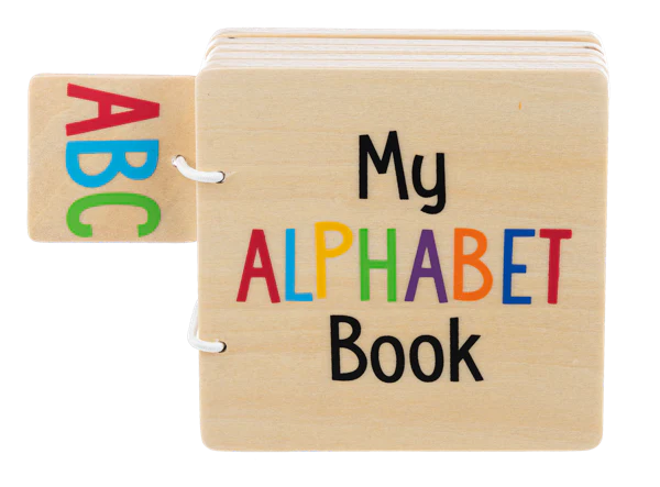 Wooden Book- ABC's