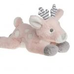 Ganz Baby Kids Plush 12″ Reindeer With Rattle Girl Pink