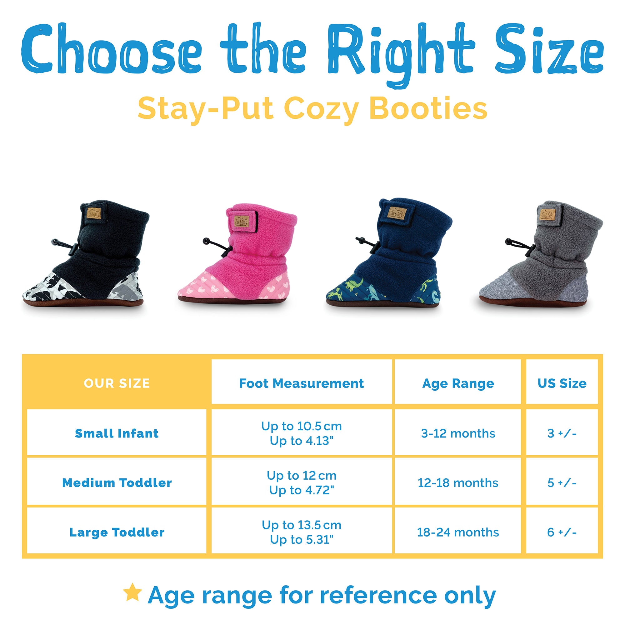 Jan & Jul | Baby Stay-Put Cozy Booties