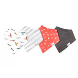 Ace Baby Bandana Bib Set (4-pack)