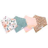 Autumn Baby Bandana Bib Set (4-pack)