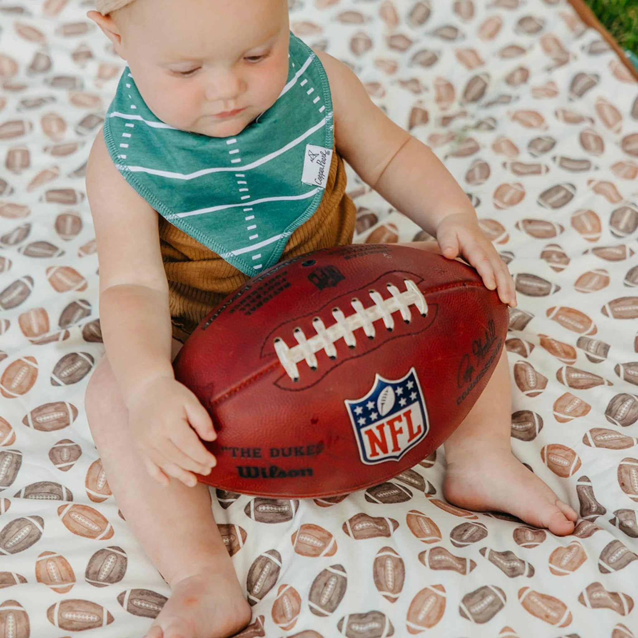 Copper Pearl Blitz Bandana Bib Set