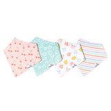 Copper Pearl Cheery Bandana Bib Set (4-Pack)