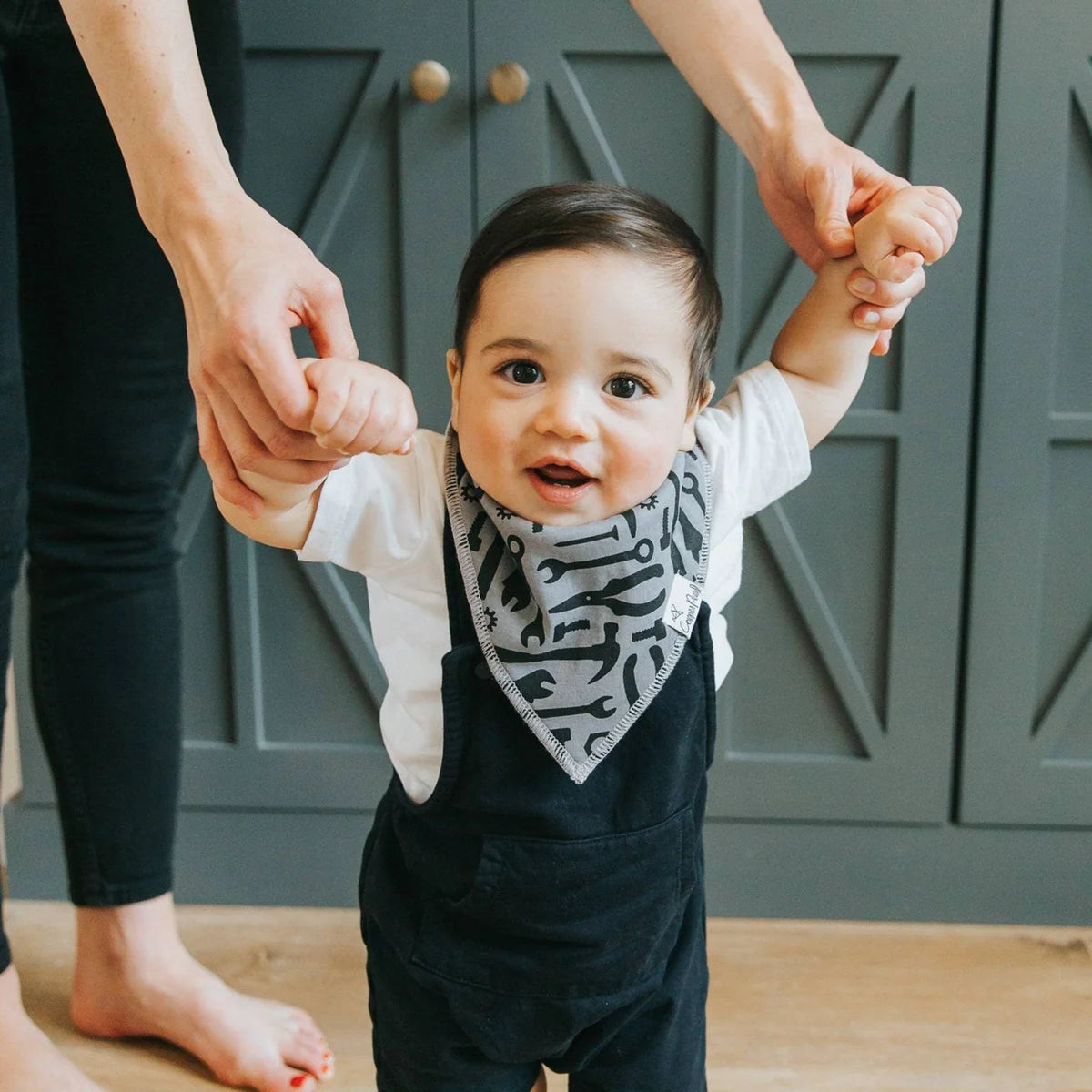 Copper Pearl Diesel Baby Bandana Bib Set