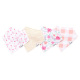Copper Pearl June Baby Bandana Bib Set (4-pack)