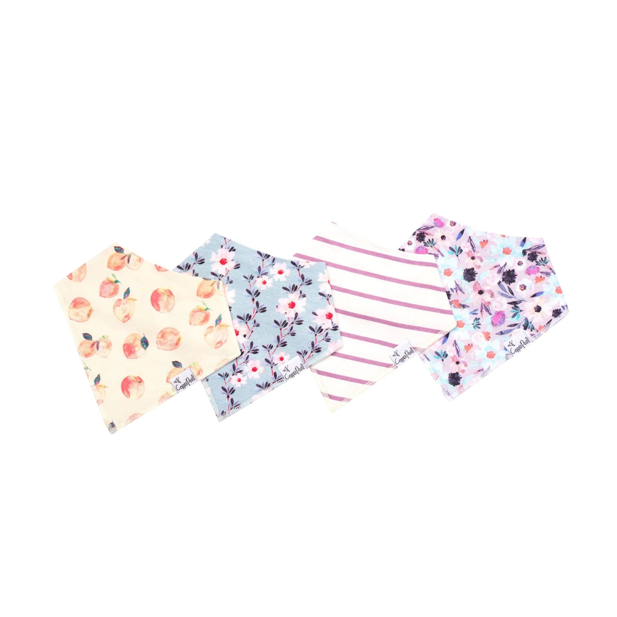Copper Pearl Morgan Baby Bandana Bib Set (4-pack)