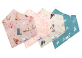 Copper Pearl | Cheyenne Bandana Bib Set (4-Pack)
