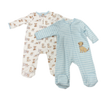 Little Me- Puppy Fun 2Pk Footies