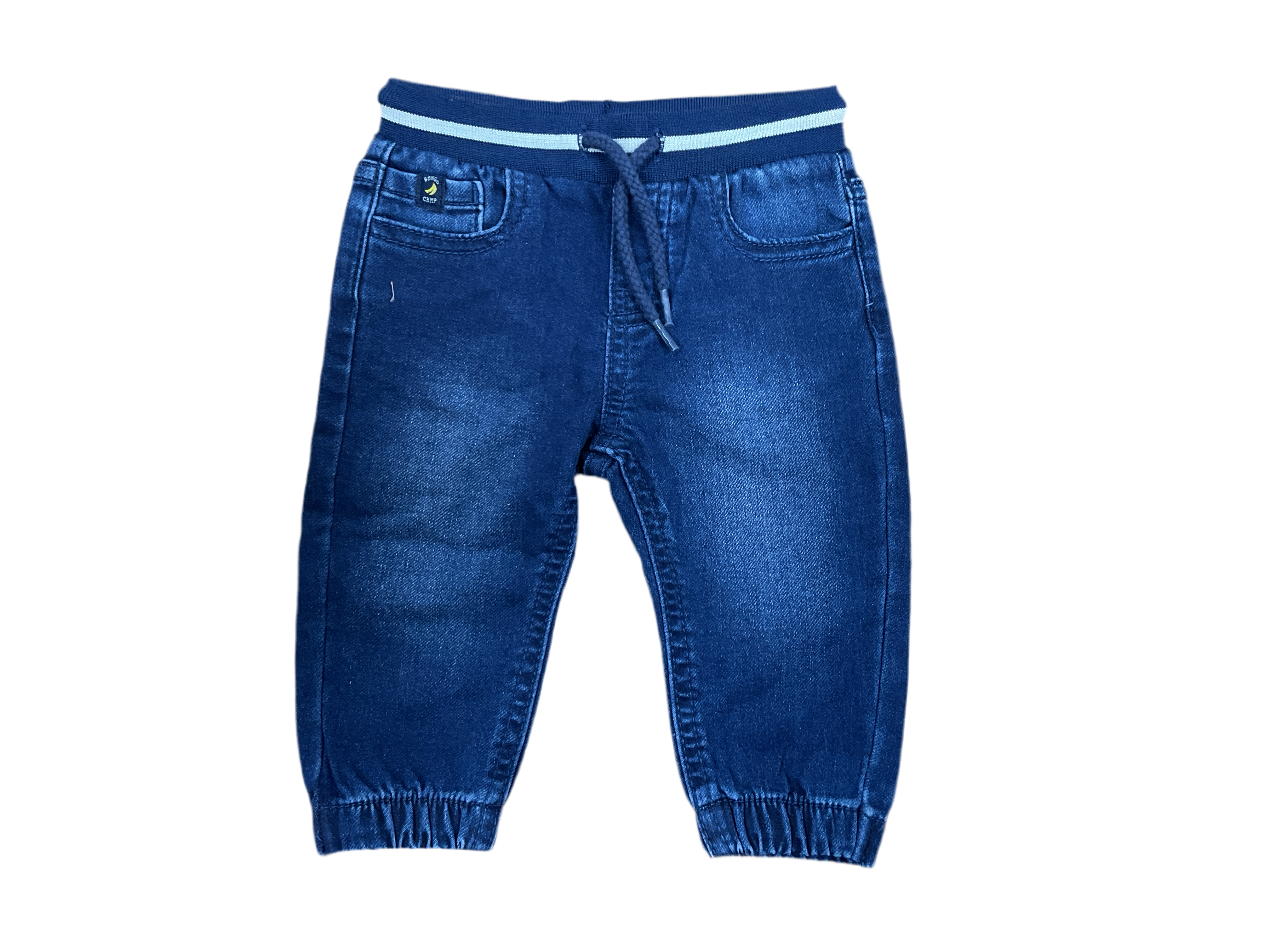 Mayoral- Soft Denim Pants W/ Sweatpant Drawstring Waistband