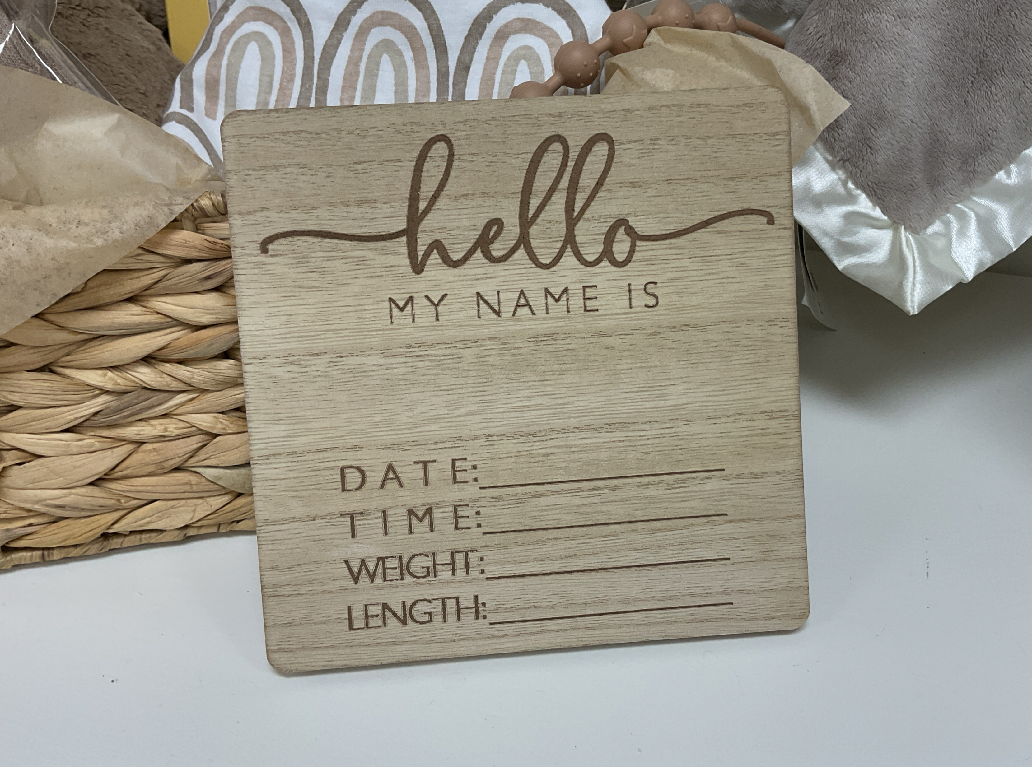 NURSERY SIGN | Hello My Name Is…
