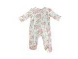 Little Me- 2Pk Pink Floral Footies