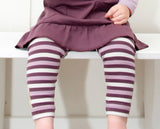 L’oved Baby | Organic Leggings Lavender & Eggplant 9-12M